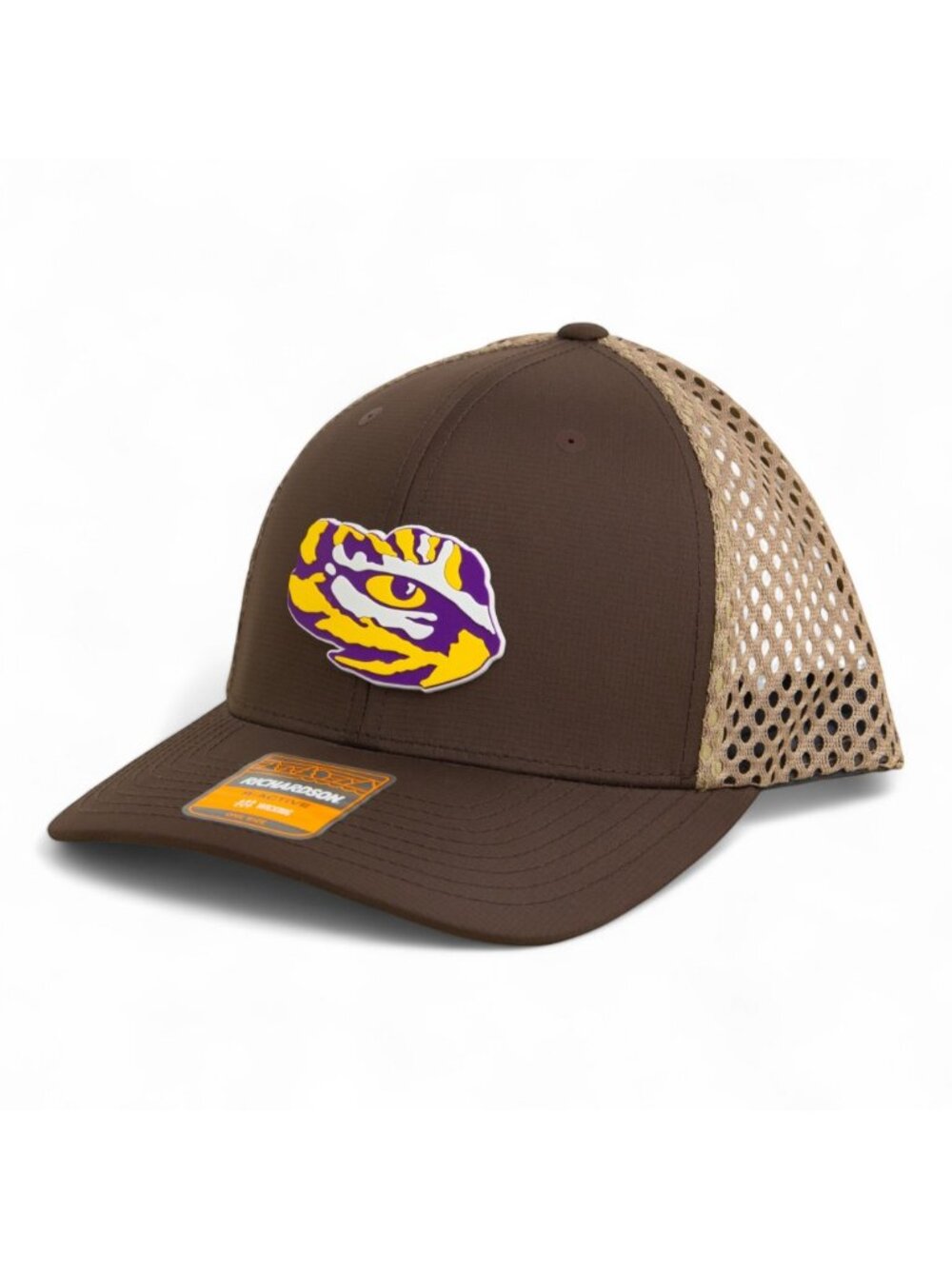 LSU Tiger Eye 3D Snapback Tilikum Trucker Hat- Brown/ Tan